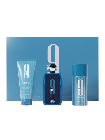 Afnan 9 Am Dive Parfüm Geschenkset Eau de Parfum 96.g Shower Gel Deodorant 142.7 g