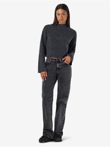 Noisy may Jumper in Dark Grey Melange