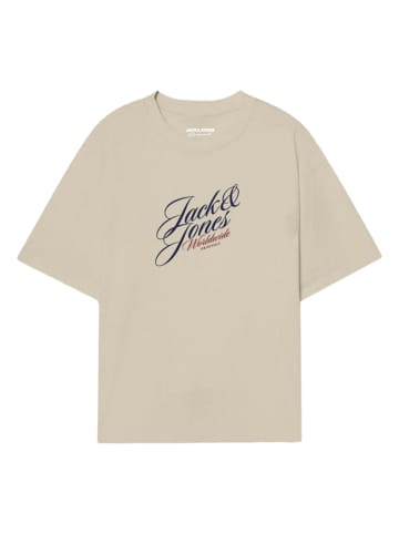 Jack & Jones T-Shirt 'Inwood' in beige