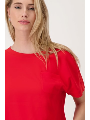 monari Rundhals T-Shirt für Damen in rot