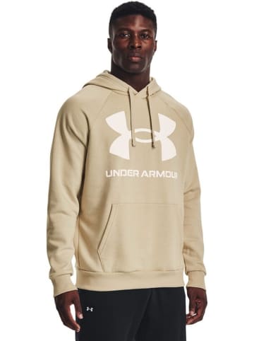 Under Armour Hoodie "UA Rival Fleece Big Logo Hoodie" in Braun