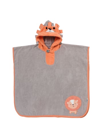 Schlummersack Frottee Badeponcho in Orange