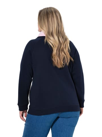 Ulla Popken Sweatshirt in marine