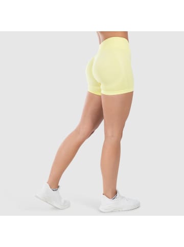 SMILODOX Shorts Kalea Seamless Scrunch in Gelb
