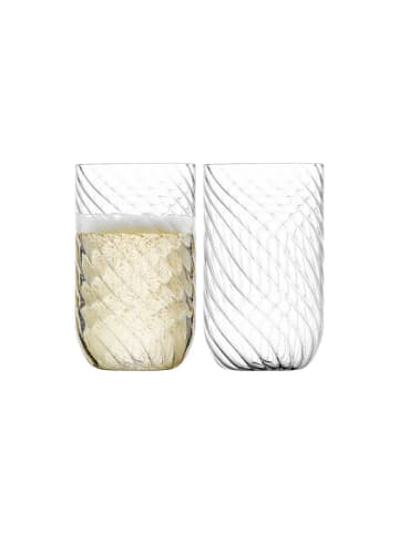 Eisch 2er Set Allround-Becher Twist 360 ml in transparent