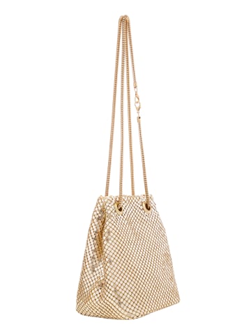 faina Women Handbag in Gold