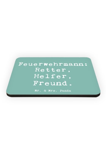 Mr. & Mrs. Panda Kühlschrankmagnet Spruch Feuerwehrmann Rettungs... in Meeresbrise
