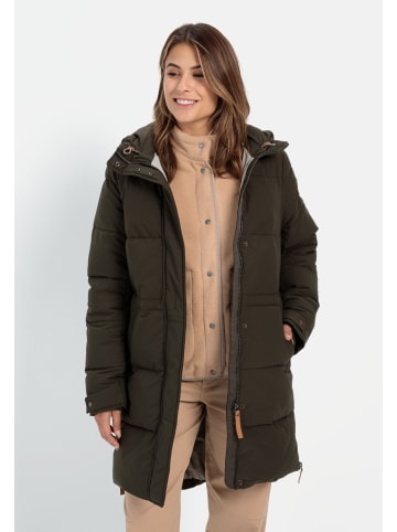 Camel Active Gesteppte Jacke mit daunenartiger Füllung in Dunkelgrün