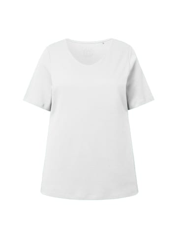 Ulla Popken Shirt in schneeweiß