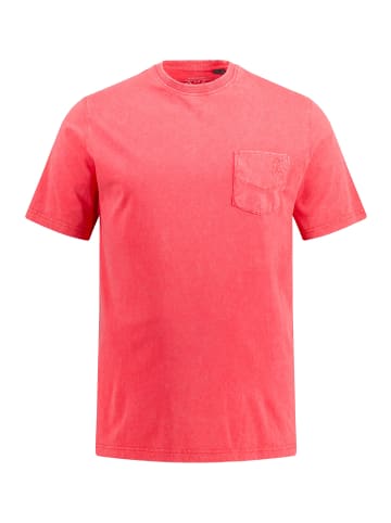 JP1880 Kurzarm T-Shirt in glut rot