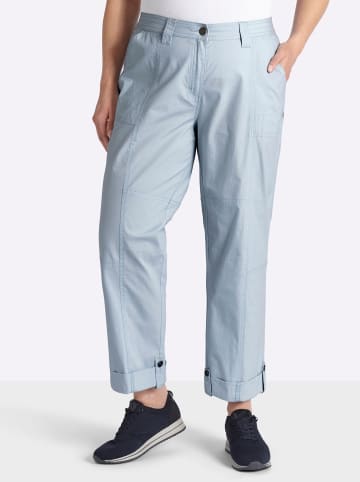 sheego Hose in hellblau