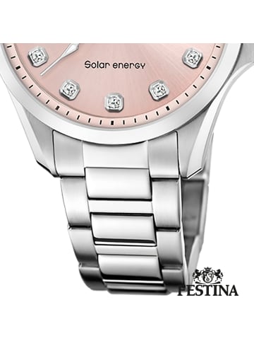 Festina Analog-Solaruhr Festina Solar Energy silber mittel (ca. 34mm)