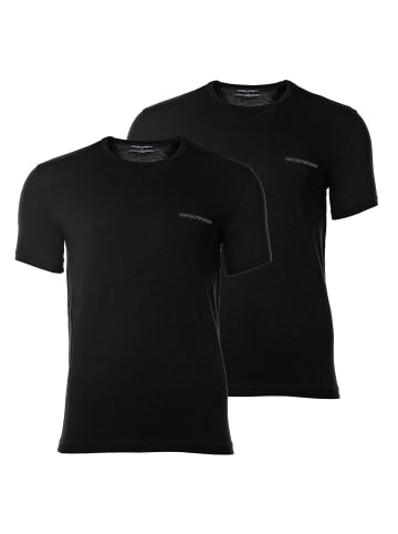Emporio Armani T-Shirt 2er Pack in Schwarz
