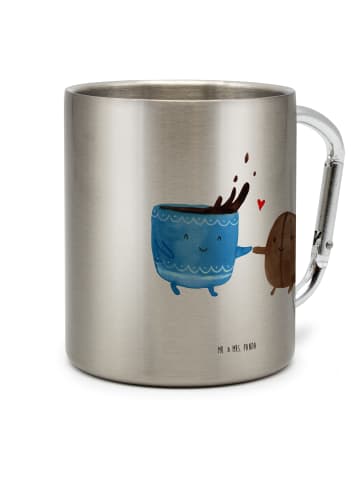 Mr. & Mrs. Panda Pott Kaffee Bohne ohne Spruch in Silber