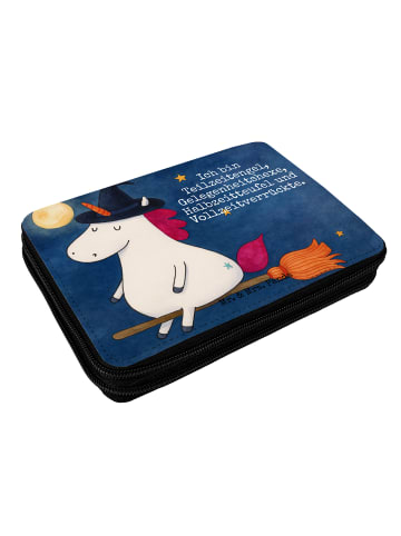 Mr. & Mrs. Panda Schreibmappe Einhorn Hexe Design mit Spruch in Weiß