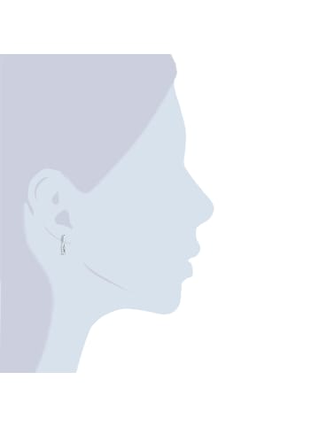 Rafaela Donata Creolen aus Sterling Silber mit Zirkonia in silber