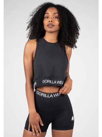 Gorilla Wear Colby Cropped Tank Top - Schwarz