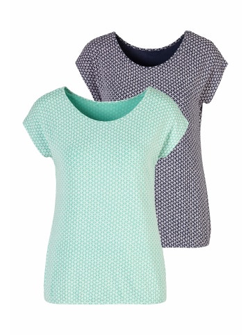 Vivance T-Shirt in mint, blau