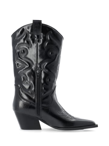 Bianco Cowboystiefel in Black