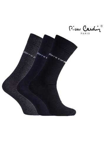 Pierre Cardin Socken 12 Paar in Schwarz, 6 Paar Anthrazit