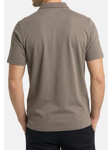 Casa moda Poloshirt Basic in Dunkelblau / braun