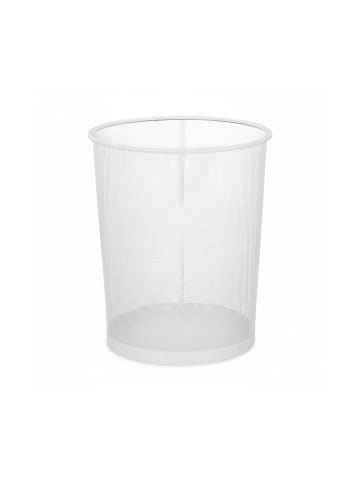 relaxdays 2x Papierkorb in Weiß
