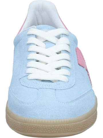 rieker Schnürschuhe in eisblau/pink