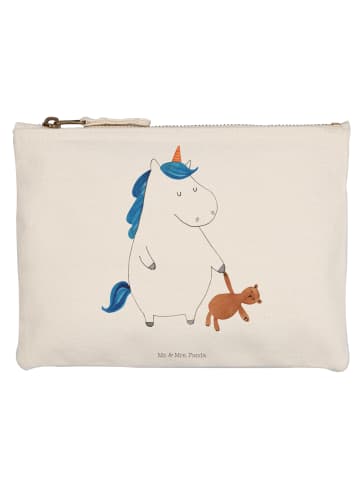 Mr. & Mrs. Panda Schminktasche Einhorn Teddy ohne Spruch in Weiß
