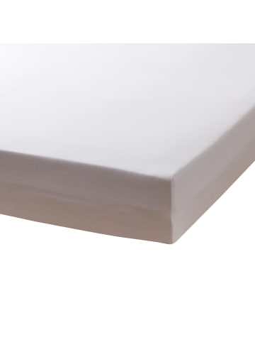 Traumschlaf Spannbettlaken Premium Interlock in weiss