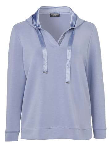 VIA APPIA DUE  Sweatshirt Sportives Sweatshirt in unifarbenem Stil in rauchblau