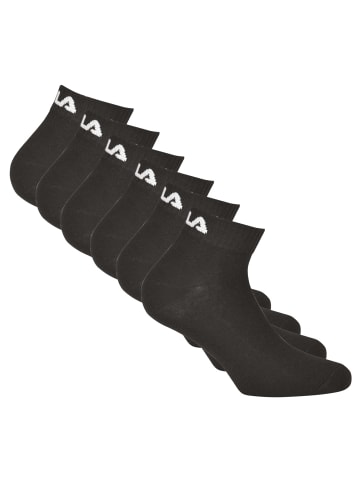 Fila Socken 6er Pack in Schwarz