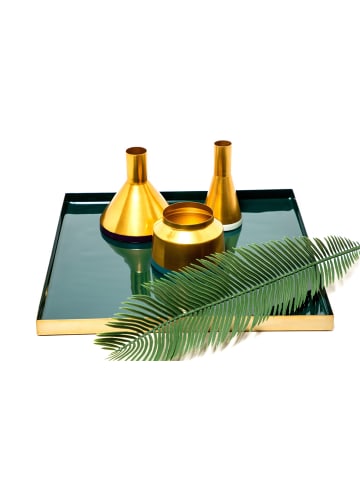 Kayoom Vasen 3er Set Culture 120 in gold - pflaume - hellgrau - petrol