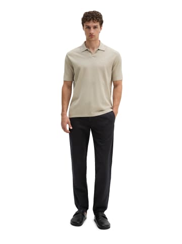 Marc O'Polo Strick-Poloshirt regular in Grey Kit