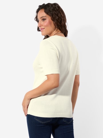 WITT WEIDEN Kurzarm-Pullover in ecru