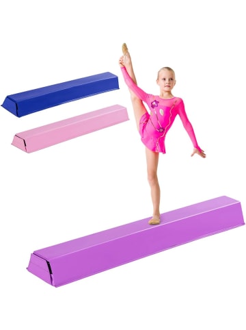 COSTWAY 117cm Schwebebalken in Lila