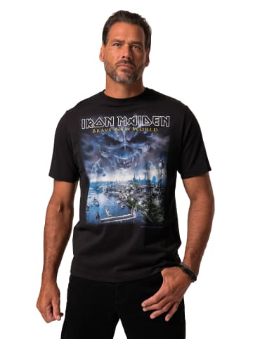 JP1880 Kurzarm T-Shirt in schwarz