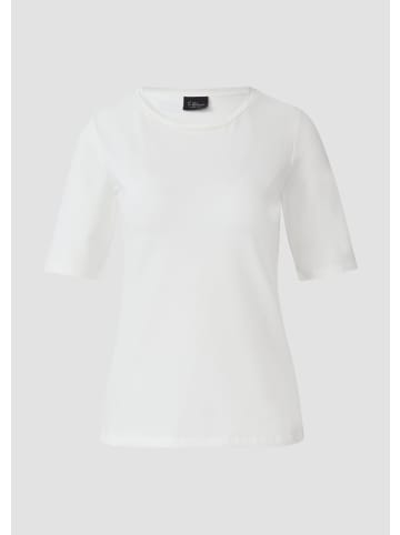 s.Oliver T-Shirt in 0200_ecru