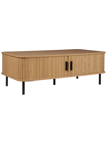 Beliani Couchtisch BRADLEY in Braun/Schwarz - (W) 60 x (H) 41 x (L) 120 cm