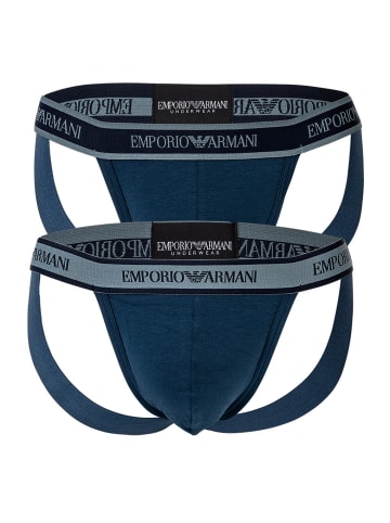 Emporio Armani Jockstrap 2er Pack in Blau