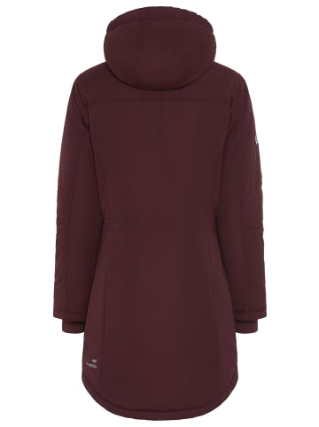 Kangaroos Langjacke in bordeaux - braun