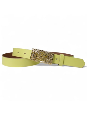 FRONHOFER Ledergürtel in Lemon
