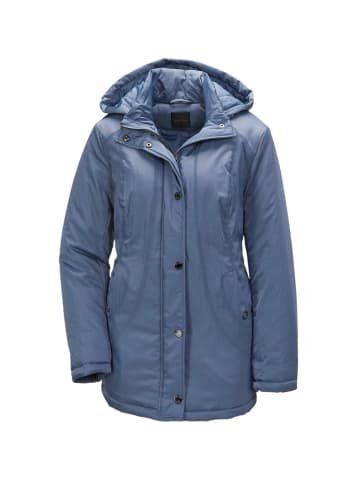 GOLDNER Jacke mit Kapuze in rauchblau