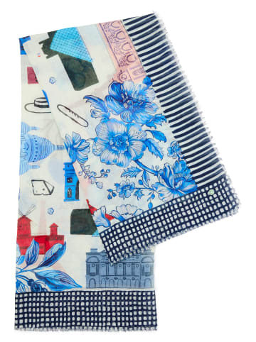 Codello Tuch in blau mehrfarbig - 0001