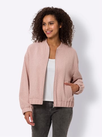 Heine Blousonjacke in champagner-rosenquarz-meliert