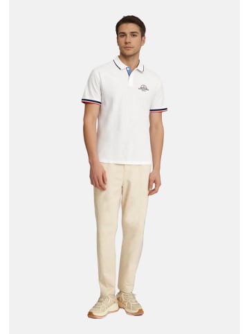 Jack & Jones Poloshirt 'BLUWAVE' in weiß