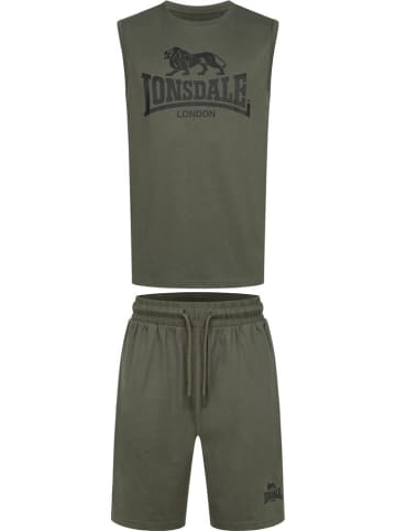 Lonsdale T-Shirt "Allanton" in Grün