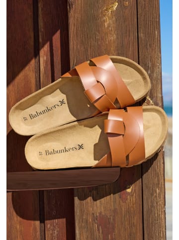 babunkers Pantoletten  in braun
