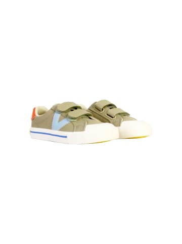 Victoria Sneaker mit Klettverschluss Kind Grün