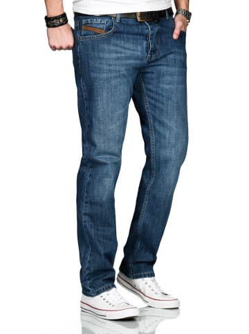 Alessandro Salvarini Jeans Salvarini-Basic-Multi9 in Mittelblau