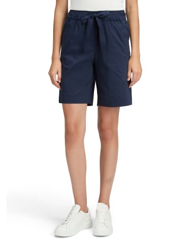 BETTY & CO Bermuda mit elastischem Bund in Dunkelblau